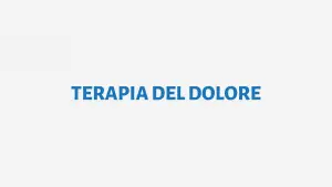 TERAPIA DEL DOLORE