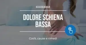 dolore schiena bassa