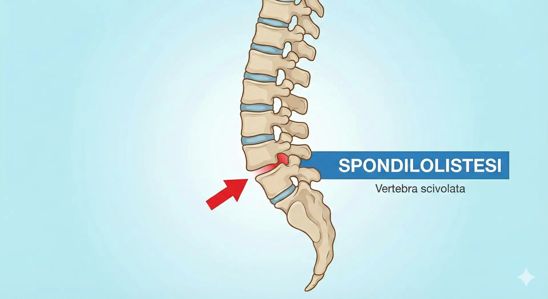 Spondilolistesi: cos’è, sintomi e cure per lo “scivolamento vertebrale” 1 Spondilolistesi